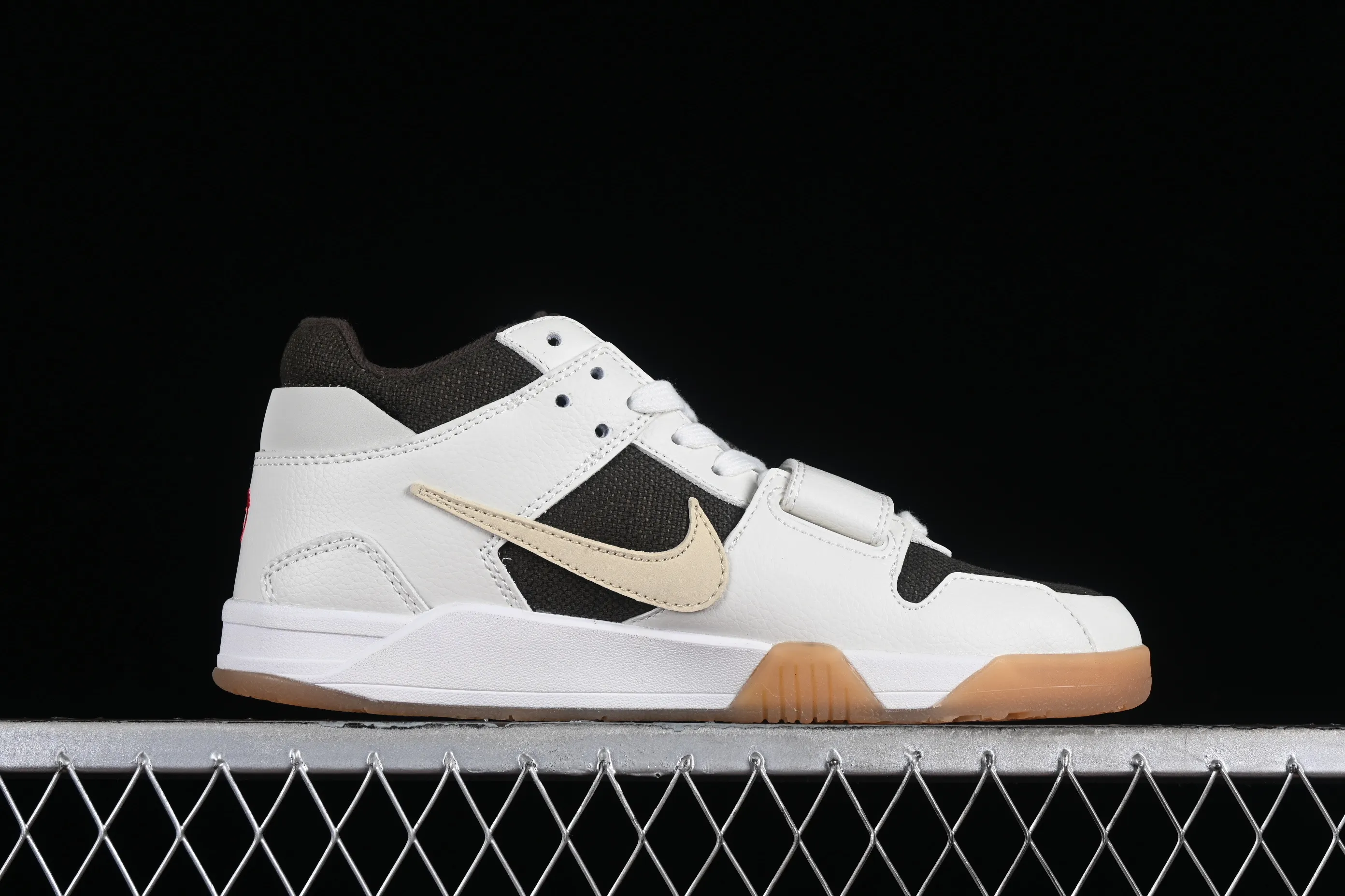 All categories Air Jordan Jordan series basketball shoes Air Jordan 1 Low F version Travis Scott x Jordan Cut The Check AJ1 Joe 1 hook and loop fashion basketball shoes DR9317-100